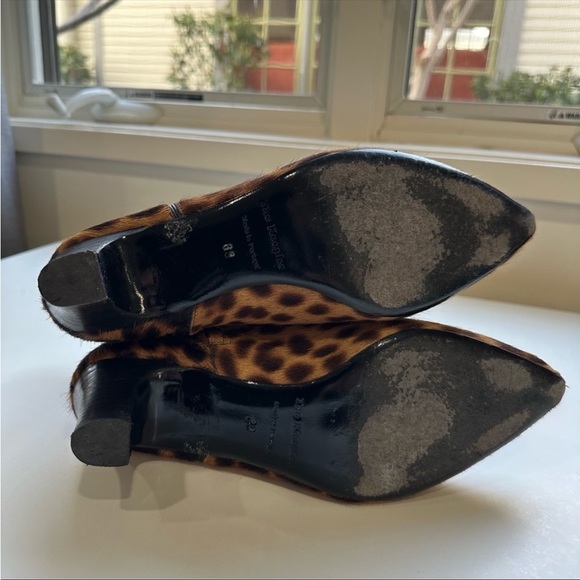 The Kooples Animal Print Ankle Booties 39 8.5 - Picture 10 of 12